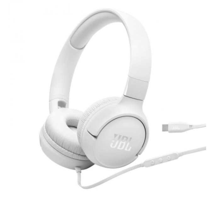 JBL Навушники JBL Tune 520C USB-C White (JBLT520CWHT)
