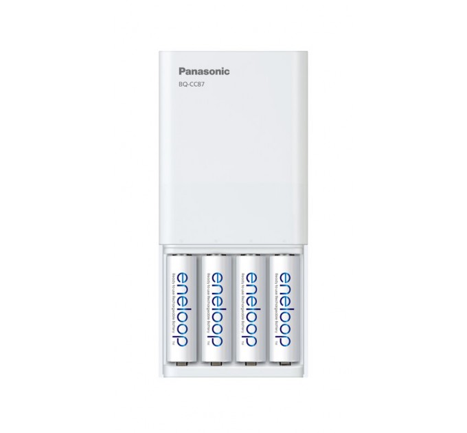 Panasonic Зарядний пристрій Panasonic Eneloop ready USB in/out з функцією Power Bank + AA 2000 mAh