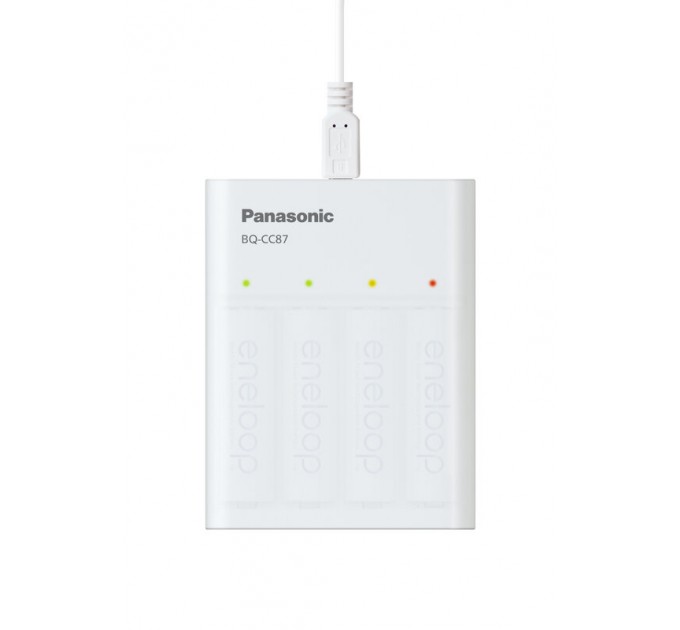 Panasonic Зарядний пристрій Panasonic Eneloop ready USB in/out з функцією Power Bank + AA 2000 mAh