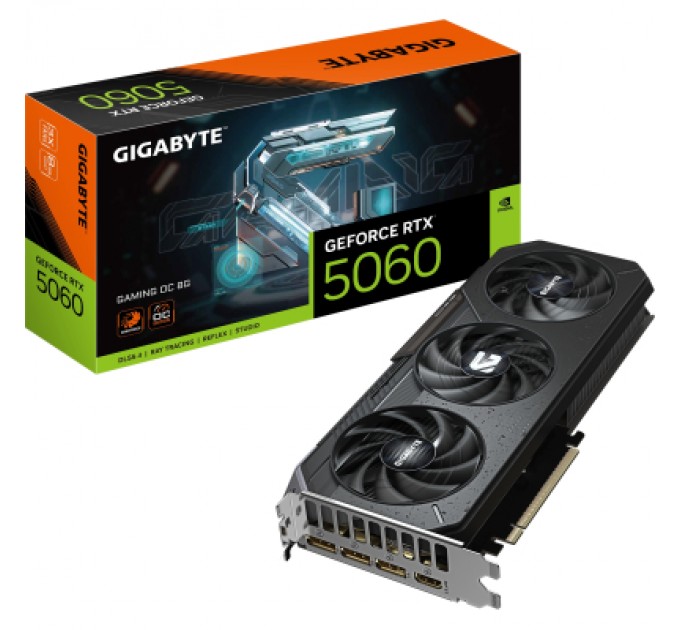 Відеокарта GIGABYTE GeForce RTX5060 8Gb GAMING OC (GV-N5060GAMING OC-8GD)