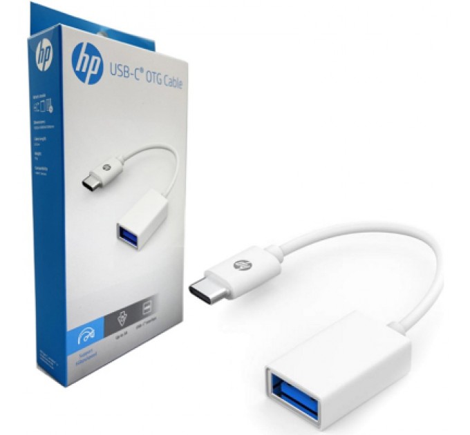 HP Перехідник USB3.1 Type-C to USB (OTG) 0.15m white HP (DHC-TC105)