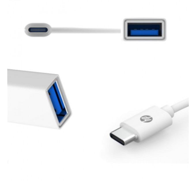 HP Перехідник USB3.1 Type-C to USB (OTG) 0.15m white HP (DHC-TC105)