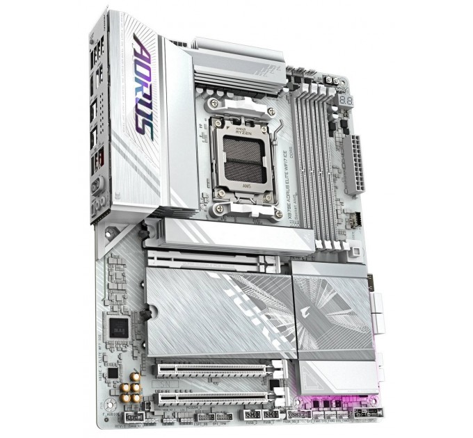 GIGABYTE Материнська плата Gigabyte X870E Aorus Elite WiFi7 Ice Socket AM5