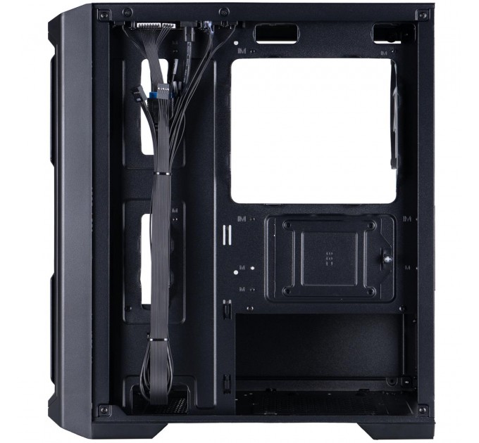 Корпус 1stPlayer H2-BK-4F7 Black без БЖ