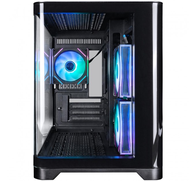 1stPlayer Корпус 1stPlayer UV6-BK-2FC7R-1FC7 Black без БЖ