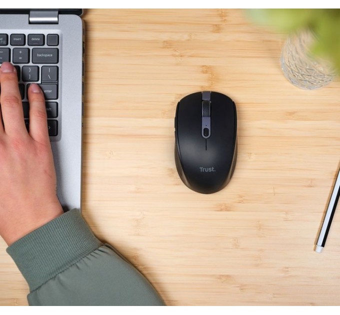Trust Миша бездротова Trust Ozaa Compact Black (24819)