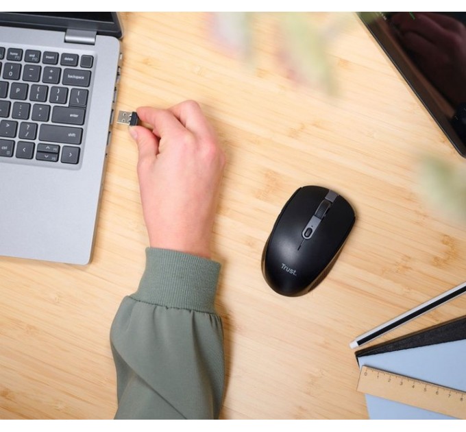 Trust Миша бездротова Trust Ozaa Compact Black (24819)