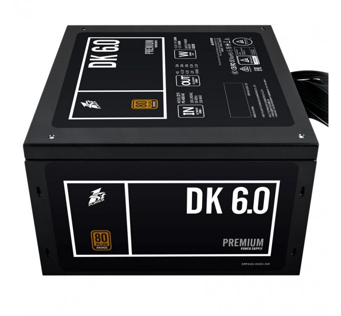 1stPlayer Блок живлення 1stPlayer PS-600AX (DKPM-BRZ-600-BK-EU) 600W