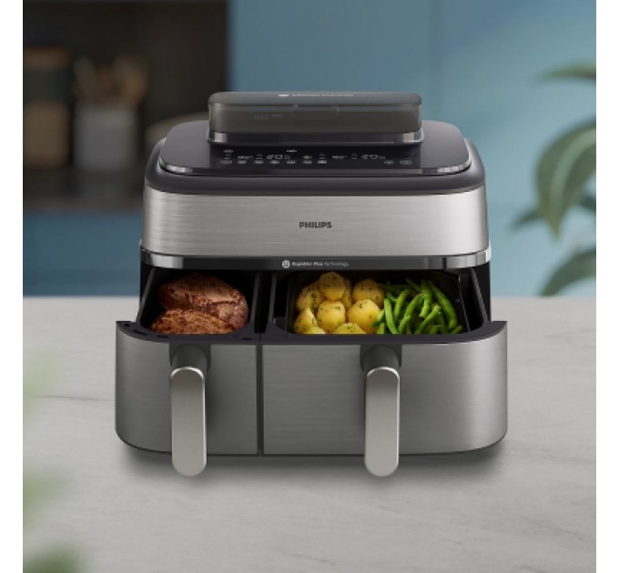 Philips Мультипіч Philips Dual Basket Airfryer 5000 Series (NA555/00)
