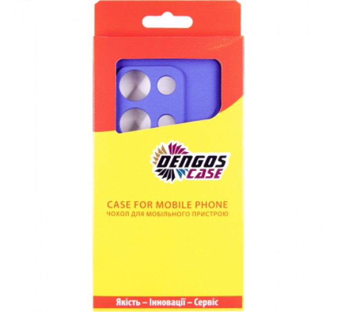 Dengos Чохол до мобільного телефона Dengos Xiaomi Redmi Note 14S Carbon + glass (Purple) (DG-KM-146)