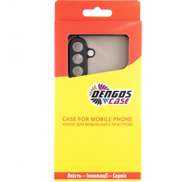 Dengos Чохол до мобільного телефона Dengos Matte Samsung Galaxy A36 5G (Black) (DG-TPU-MATT-165)
