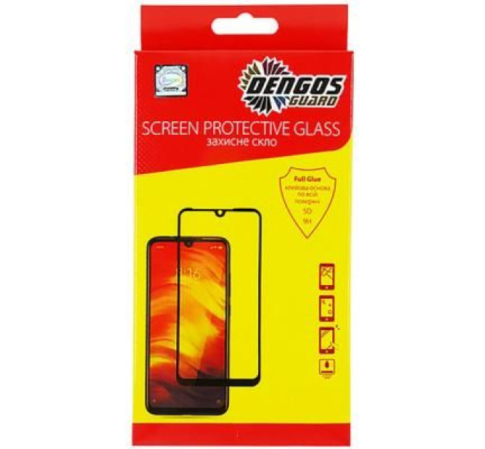 Dengos Скло захисне Dengos Full Glue Samsung Galaxy A02s (А025), Black frame (TGFG-GA-01)