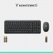 Logitech Комплект Logitech MK250 Bluetooth/Wireles UA Graphite (920-013823)