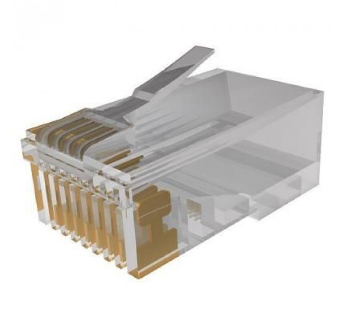 Конектор Molex RJ45 cat.5e UTP, 1.27 мкм gold (02-558P)