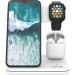 Canyon Зарядний пристрій Canyon 3in1 Wireless charger (CNS-WCS302W)