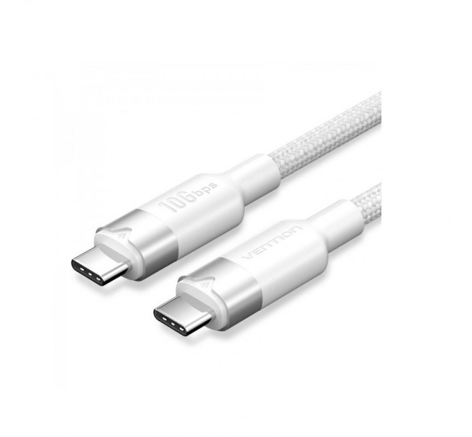 Vention Кабель Vention USB Type-C - USB Type-C (M/M), 100W, 5A, 1 м, White (TRGWF)