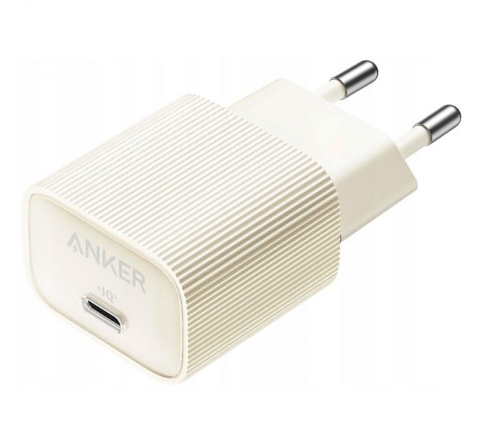 Мережевий зарядний пристрій Anker PowerPort 511 Nano IV White, 30 W USB Type-C (A2337G21)
