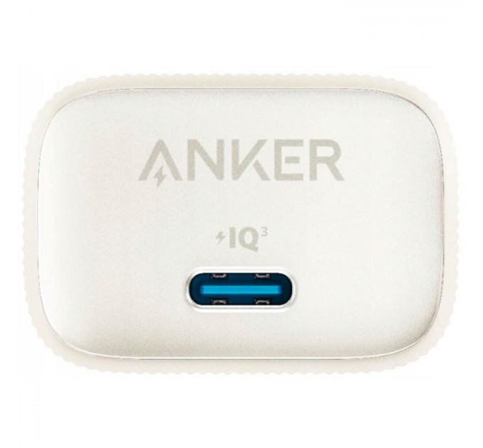 Мережевий зарядний пристрій Anker PowerPort 511 Nano IV White, 30 W USB Type-C (A2337G21)