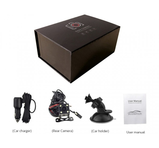 Відеореєстратор CarCam T418 Dual