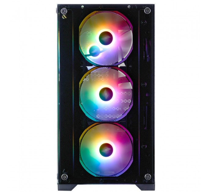 1stPlayer Корпус 1stPlayer X2-M-BK-4F7 Black без БЖ