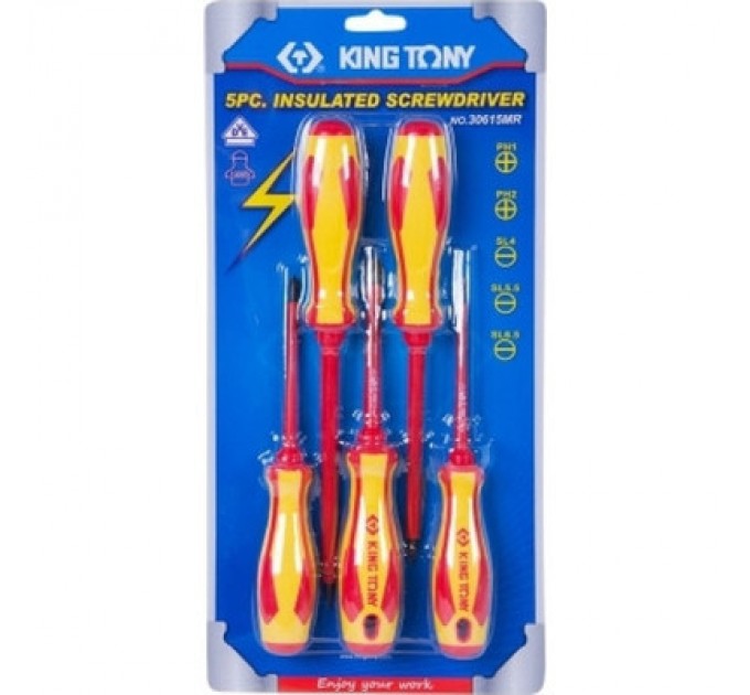 Набір викруток KING TONY 5 шт. (30615MR)