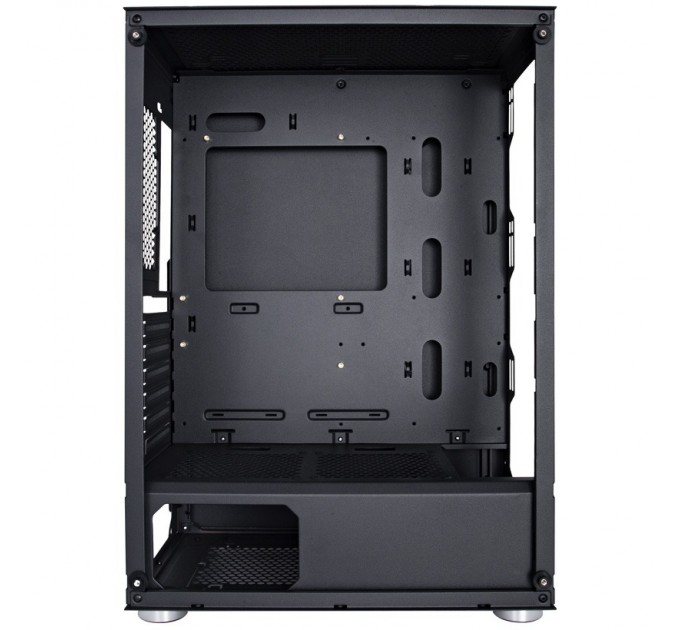 Корпус 1stPlayer X5-BK-4F1 Black без БЖ