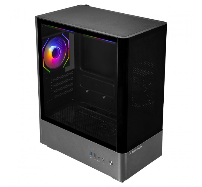 Корпус Prologix Lumi GM-01AB Glass Black