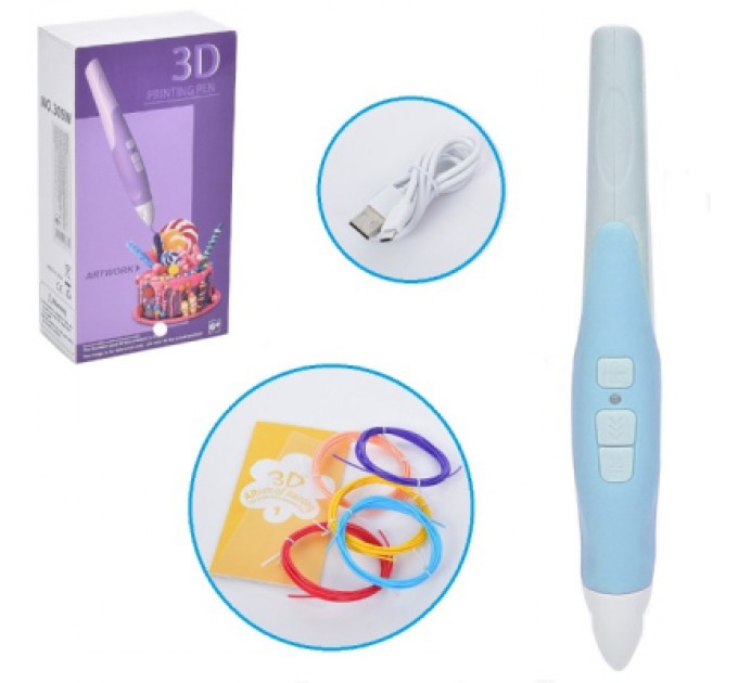 Bambi 3D - ручка Bambi 309W (blue) (309W blue)