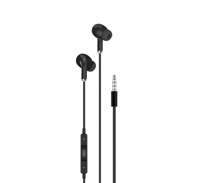 XO Гарнітура XO EP22 Music Earphone Black (6920680869350)