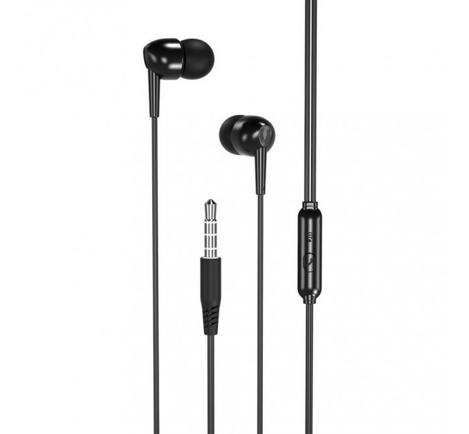 Гарнітура XO EP37 In-ear Earphone Black (6920680877881)