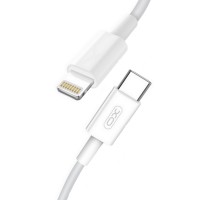 Кабель XO NB113 18W PD USB-C-Lightning, (M/M), 2A 1м White (6920680863846)