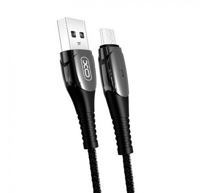 XO Кабель XO NB145 USB - Lightning, (M/M), 2.4A 1 м Black (6920680869558)