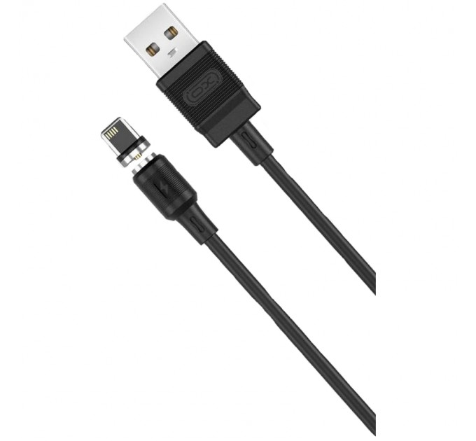 XO Кабель XO NB187 USB - Lightning, (M/M), 2.1A 1 м Black (6920680879632)