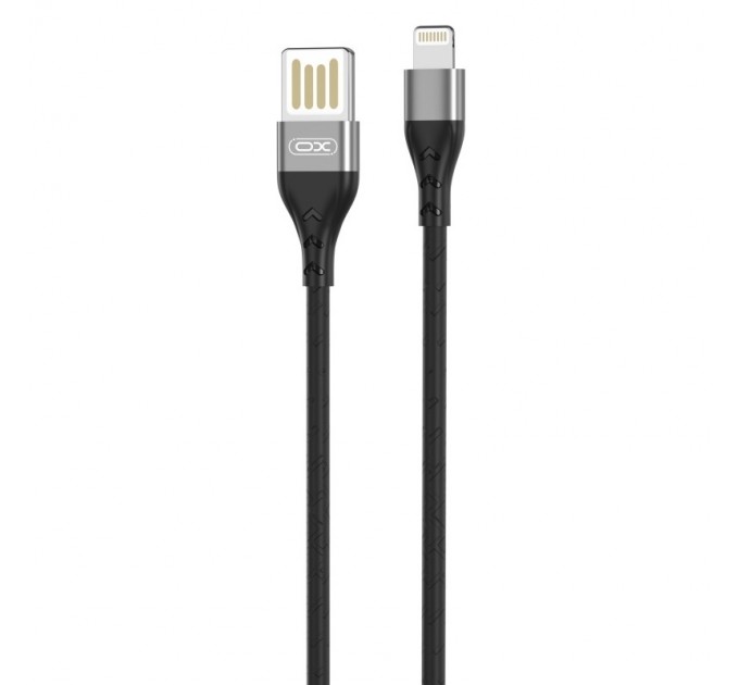 XO Кабель XO NB188 USB - Lightning, (M/M), 2.4A 1 м Gray (6920680879694)