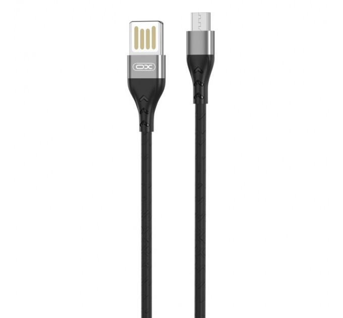 XO Кабель XO NB188 USB - micro-USB, (M/M), 2.4A 1 м Gray (6920680879717)