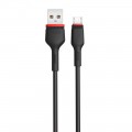 XO Кабель XO NB-P171 USB - microUSB, (M/M), 2.4A 1 м Black (6920680873661)