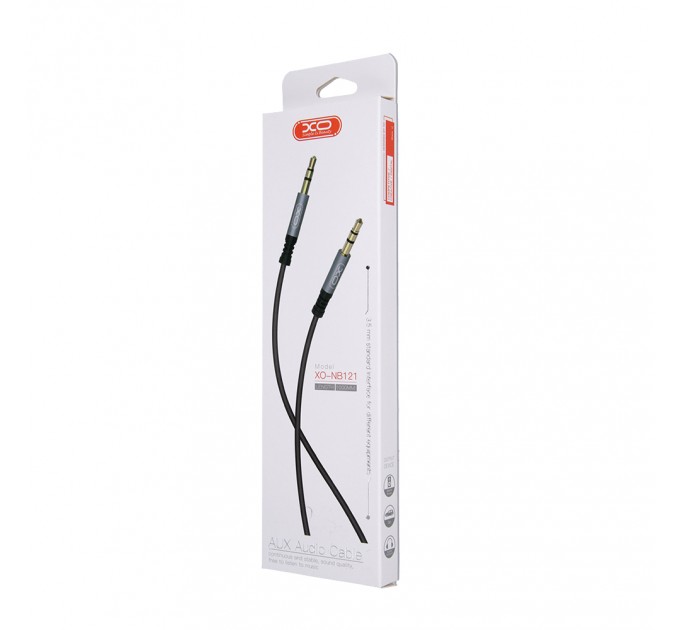 Кабель XO NB121 3.5 мм - 3.5 мм (M/M), 1 м, Black (6920680864591)