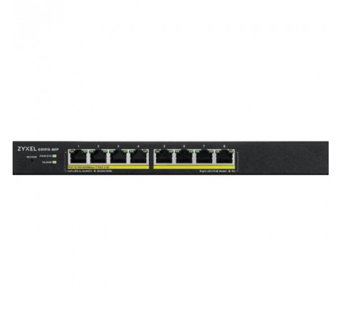 Комутатор мережевий ZyXel GS1915-8EP-EU0101F