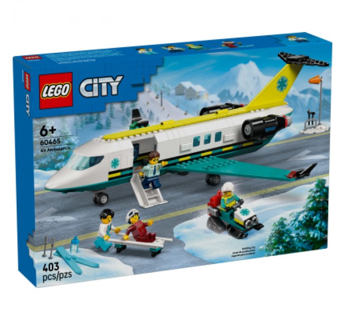 LEGO Конструктор LEGO City Літак швидкої медичної допомоги (60465)