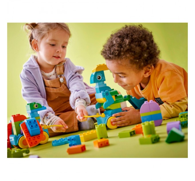LEGO Конструктор LEGO DUPLO Динозаври на колесах 3 в 1 (10451)