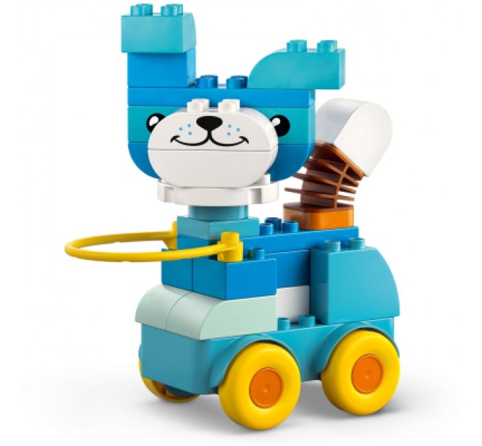 LEGO Конструктор LEGO DUPLO Тварини на колесах 3 в 1 (10448-)