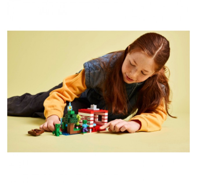 Конструктор LEGO Minecraft Будинок із вибухівки в джунглях (21275)