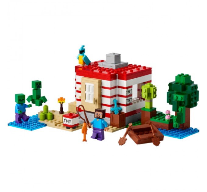 Конструктор LEGO Minecraft Будинок із вибухівки в джунглях (21275)