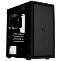 Корпус 1stPlayer B5-M-BK-3F Black без БЖ