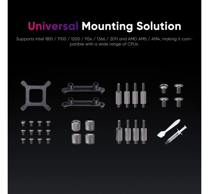 1stPlayer Система водяного охолодження 1stPlayer X-240 White