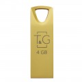 T&G Флеш-накопичувач USB 4GB T&G 117 Metal Series Gold (TG117GD-4G)