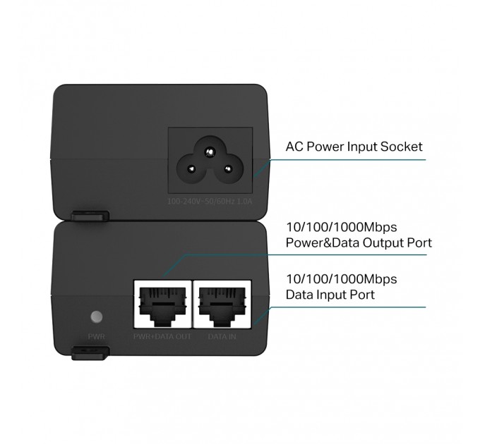 TP-Link Інжектор PoE+ TP-Link POE160S