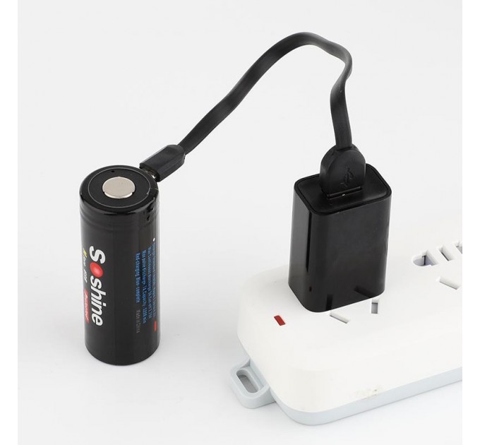Soshine Акумулятор Soshine 26650 microUSB 5500mAh 1шт