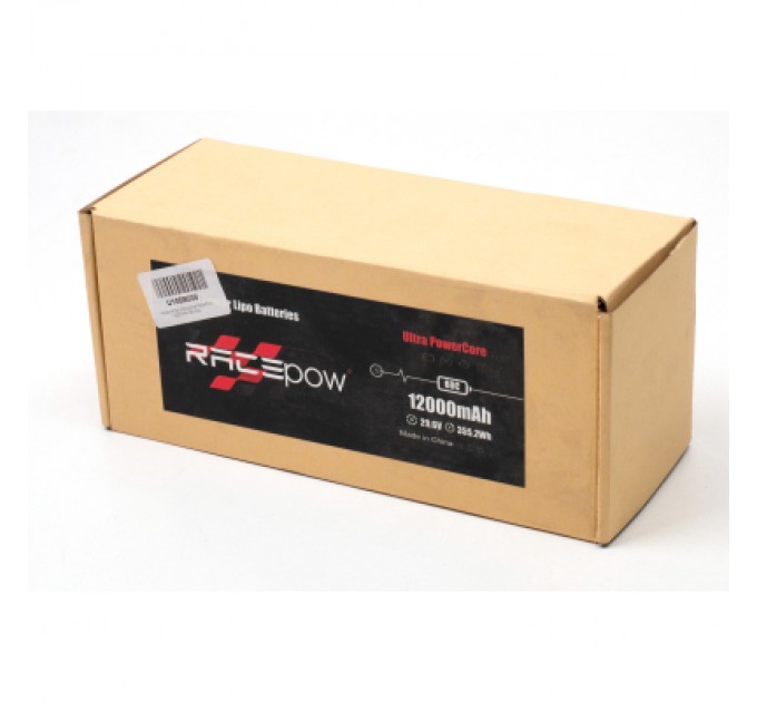 RacePow Акумулятор для дрона RacePow 12000mAh 8S 60C (12000mAh-8S-60C)