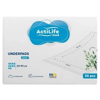 Пелюшки для малюків ActiLife Med Basic 60 х 90, 30 шт (4820174981488)